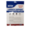 A Lumbar Corset or Lumbar support belt, or back support belt is a device designed to provide support and stability to the lower back (lumbar region)