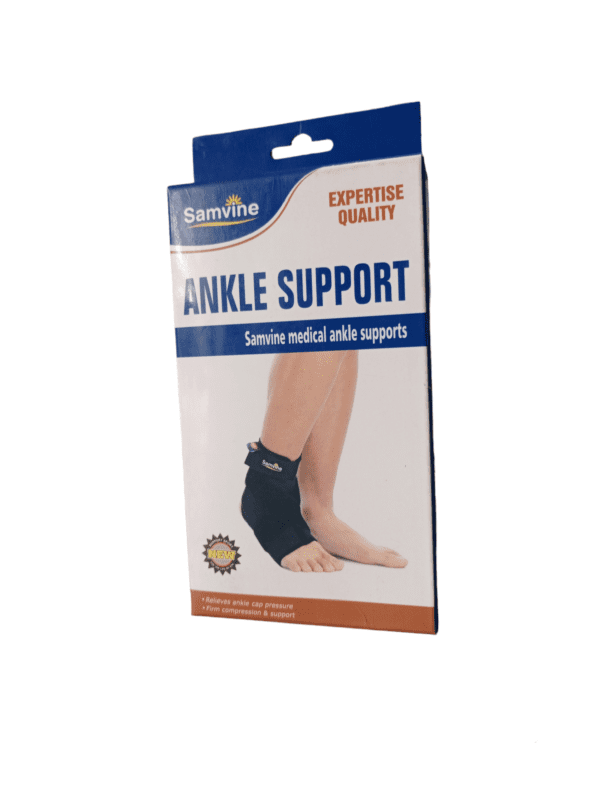 samvine Ankle support uses includes: providing stability and protection to the ankle joint preventing ankle sprains and strains Reducing pain and swelling in the ankle area supporting weak or injured ankles Enhancing ankle stability during sports and physical activities providing comfort and relief for people with ankle arthritis supporting the ankle during the rehabilitation process Helping to reduce the risk of ankle injuries in high-risk activities