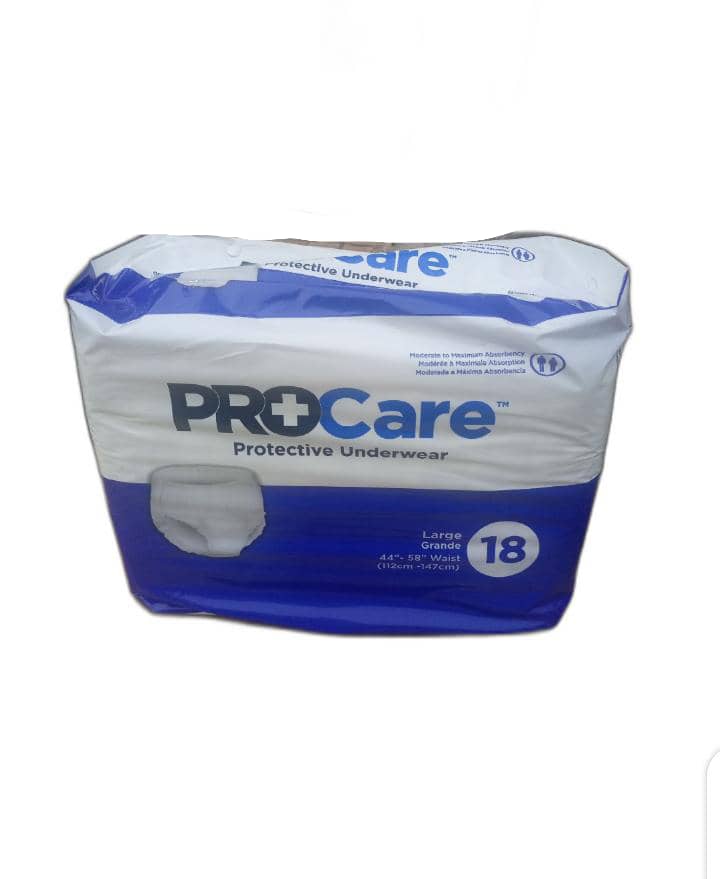 PROcare Protective Underwear for Adult/ Adult Diaper Large