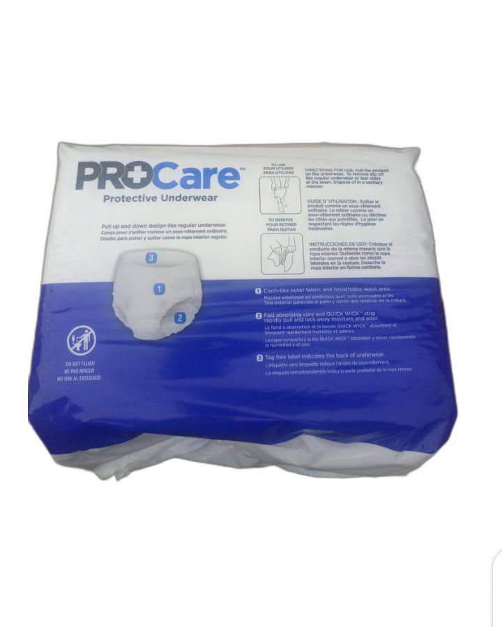 PROcare Protective Underwear for Adult/ Adult Diaper Large