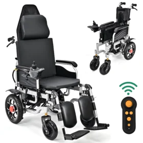 Electric Motorized Wheelchair With Orthopaedic Footrest