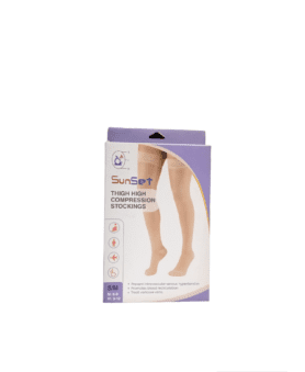 Sunset thigh high compression stockings