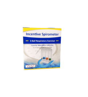 An incentive spirometer is a medical device that helps patients improve their lung function and expansion by providing a visual incentive to breathe deeply and slowly.