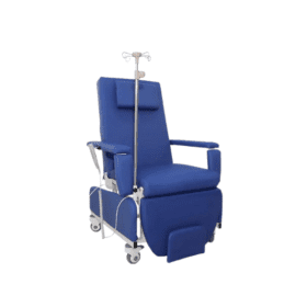 Electric dialysis chair is a specialized chair designed for patients undergoing dialysis treatment. An electric Dialysis chair is designed for use in dialysis centers, hospitals, and clinics, and is typically used for by patients undergoing hemodialysis or peritoneal dialysis treatment