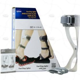 Tynor Foot Drop Splint left leg (size-large) REF: D-17/D-43 The Tynor Foot drop splint is a orthotic device designed to support and stabilize the foor and ankle, particularly for individuals with foot drop or ankle weakness
