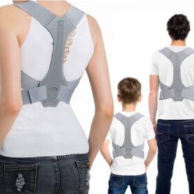 A posture corrector brace is a device designed to help improve and maintain good posture by providing support and stability to the upper back, shoulders, and spine. here are some common features and uses of a posture corrector brace: 1. Adjustable straps: Allows for a customizable fit 2. Breathable materials: For comfort and ventilation 3. Ergonomic design: contours to the natural shape of the upper back 4. Supportive padding: provides cushioning and stability 6. Lightweight: Easy to wear under clothing