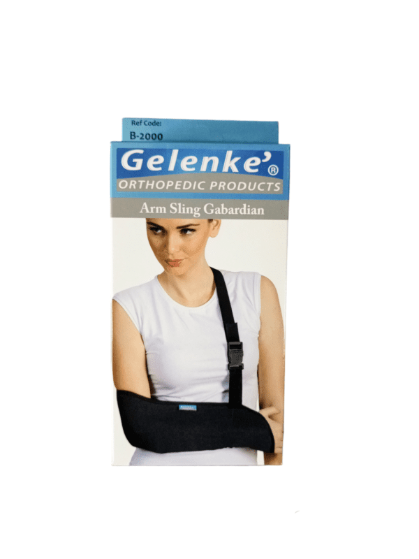 Gelenke' Arm Sling is a supportive device used to immobilize and protect the arm, shoulder, and elbow after an injury or surgery.some common uses of an arm sling include: post-operatoive cvare: After shoulder or elbow surgery, an arm sling helps to keep the arm in a stable position, promoting healing and reducing pain. Fracture management: Arm slings suppor and immobilioze fractured arms, allowing bones to heal properly. Dislocation or sprain: slings provide support and stability for dislocated or sprained shoulders or elbows. Soft tissue injuries: Arm slings help to rest and recover from strains, pulls, or tears in muscles and tendons.