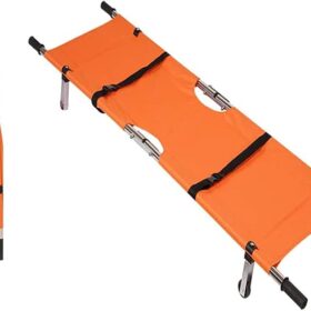 A foldable stretcher is a versatile and practical medical device designed for easy transport of patients.