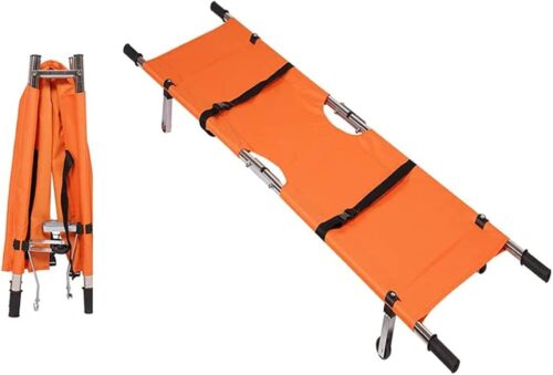 A foldable stretcher is a versatile and practical medical device designed for easy transport of patients.