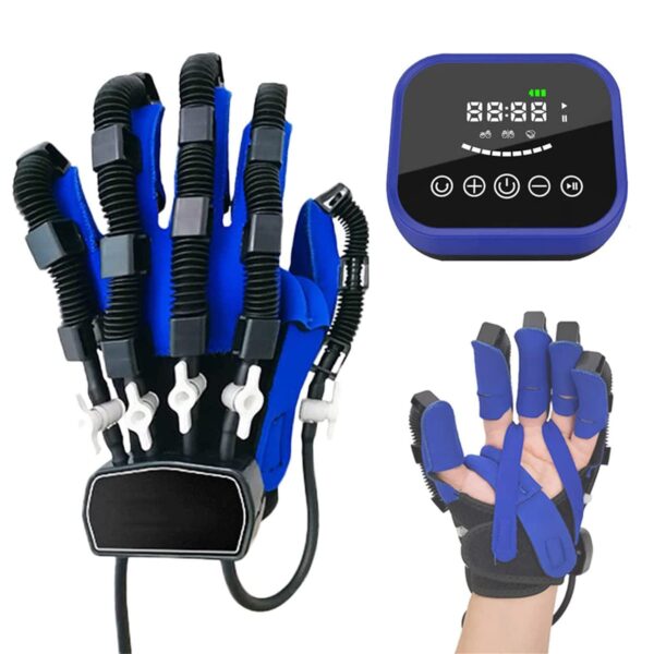 REGINO Rehabilitation robot Hand gloves It provides flexible finger training, controllable stretching and bending training, mirror training, that helps improve blood circulation, movement coordination, and hand stiffness.