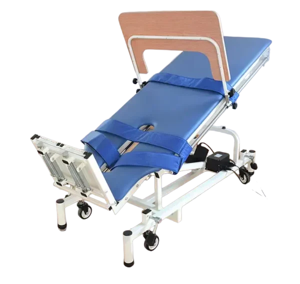 This Tilt Bed is multifunctional electric bed provides complex postures for clinical needs such as back, bent legs, full lift, full forward tilt, full back tilt, etc., which is convenient for nursing staff to operate and can effectively reduce the labor intensity of nursing staff.