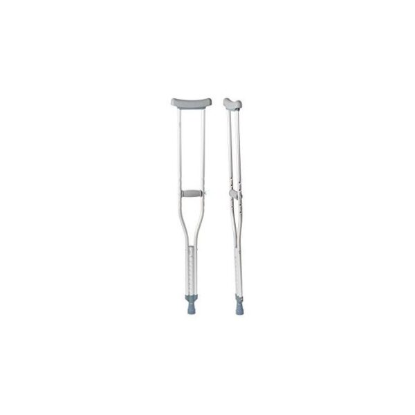 Armpit crutches, also known as axillary crutches, are used to help people walk when they are unable to bear full or partial weight on an injured leg. They are most commonly used for short-term recovery from an injury or surgery