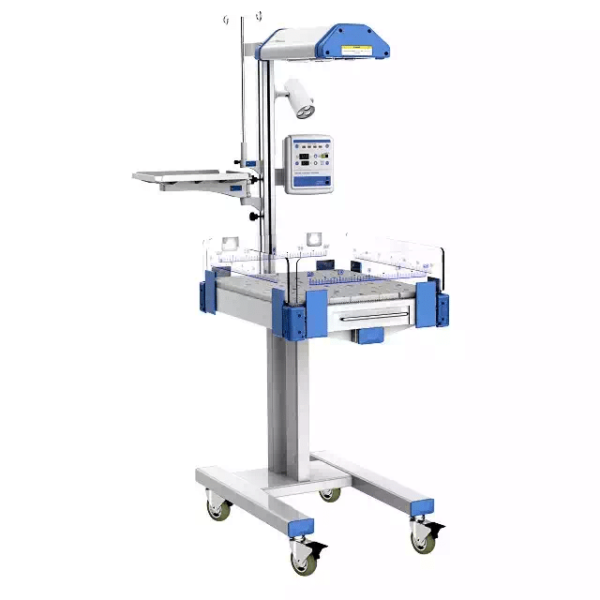 Infant radiat warmer Servo-controlled by microcomputer 1. Temperature displayed by LED 2. Multiply self-checking alarms with audible and visible: Power failure; Over temperature; Temperature deviation; Temperature sensor failure; 3.Skin temperature sensor failure protect function avoid over temperature 4.A second thermal cut-out function for more safety 5. Heating power rate indicate 0-100% Buy all your Hospital Equipment on www.regino.com.ng
