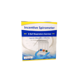 incentive spirometer is a device that helps you breathe deeply and slowly, which can improve your lung health. It's often used after surgery or when you have a lung illness. Uses Improve lung health: Helps you maintain or increase the amount of air your lungs can hold Prevent lung infections: Helps prevent fluid and mucus from building up in your lungs, which can lead to pneumonia Recover from surgery: Helps you recover from anesthesia and clear mucus from your lungs Exercise your lungs: Helps you exercise your lungs if you have a lung illness like COPD or cystic fibrosis Keep airways open: Helps keep your airways open and lungs active if you can't get out of bed BUY ON www.regino.com.ng