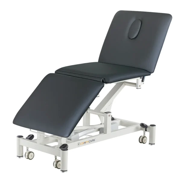 Electric examination couches, also known as examination tables, are used to support patients during medical examinations and treatments. They are commonly found in hospitals, doctor's offices, and therapy facilities. Buy from www.regino.com.ng