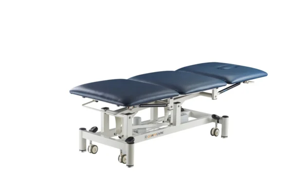 Electric examination couches, also known as examination tables, are used to support patients during medical examinations and treatments. They are commonly found in hospitals, doctor's offices, and therapy facilities. Buy from www.regino.com.ng