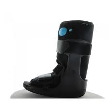 Aircast boot, or walking boot, is a medical device used to support and protect the foot and ankle during recovery from injuries or surgeries, providing pain relief, reduced swelling, and increased mobility.