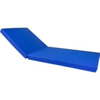 

This Blue Hospital bed mattress is designed for patient safety, comfort, and to aid in medical procedures, featuring

Uses:
Patient Comfort and Support:

Hospital bed mattresses are designed to provide support and comfort for patients, especially those who spend extended periods in bed. 

Pressure Relief:

They are designed to redistribute pressure, reducing the risk of pressure ulcers (bedsores) that can develop from prolonged pressure on the skin. 

Safety:

Raised edges and other safety features help prevent falls, especially for patients with limited mobility. 

Medical Procedures:

The adjustable nature of hospital beds and their mattresses allows for easier positioning during medical procedures and treatments. 

Caregiver Assistance:
Adjustable mattresses and beds make it easier for caregivers to reposition patients and perform daily tasks. 