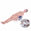 Human Training Nursing Model with a full-functional Blood Pressure Simulator is primarily used for teaching and practicing blood pressure measurement skills. It can also be used for more comprehensive nursing training, including basic life support, patient care, and more. The simulator allows for realistic practice of blood pressure assessment and related nursing procedures.