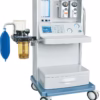 ouble vaporizer anesthesia machine, like the Jinling-01B advanced model, is designed to allow for the use of two different anesthetic agents. It typically includes features like a flowmeter range for N2O (0.1-10L/min), multiple ventilation modes (IPPV, SIPPV, MANUAL), and adjustable tidal volume (50-1500ml).