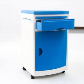the BIHC003A model bedside locker, offers several uses and benefits: Storage: It provides storage space for personal items, medical supplies, and other essentials within easy reach. The drawer and cabinet offer separate compartments for organization. Convenience: The table surface can hold items like drinks, books, lamps, and electronic devices. This convenience is especially useful for patients or individuals with limited mobility. Mobility: The wheels allow for easy movement and repositioning of the table. This feature is beneficial in healthcare settings or when rearranging a room. Accessibility: The table provides a surface for food trays, making it suitable for meal times. It also ensures that essential items are always within reach. Aesthetic: Beyond functionality, bedside tables contribute to the room's overall decor and ambience. Versatility: Bedside tables are versatile, serving multiple purposes in various settings. They can be used in bedrooms, hospitals, or other areas where a small, functional table is needed.