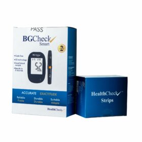 The BGCheck is intended to be used for the quantitative measurement of glucose(sugar) in fresh capillary whole blood. The system is intended for use outside the body (in vitro diagnostic use) by people with diabetes at home and by healthcare professional in a clinical setting as an aid to monitor the effectiveness of diabetes control.