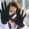 Black Nitrile Disposable Medical Exam Gloves100pcsFree Latex- Food Gloves