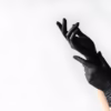 Black Nitrile Disposable Medical Exam Gloves100pcsFree Latex- Food Gloves