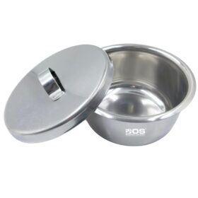 Gallipot With cover stainless steel (Small) 75ml capacity