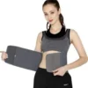 Bwell Tummy trimmer belts, also known as waist trainers or slimming belts or abdominal belt, are designed to shape and support the waistline, potentially reducing its appearance and providing some back support. They work by compressing the abdominal area, which can help with temporary waistline reduction and improved posture. Additionally, some belts are designed to increase core temperature and promote sweating during exercise, potentially aiding in calorie burning. Uses and Potential Benefits: Temporary Waistline Reduction: Tummy trimmer belts can provide a temporary slimming effect by compressing the abdominal area.  Improved Posture: The compression and support provided by the belt can help improve posture by encouraging better alignment of the core and back muscles.  Back Support: Some belts are designed to provide lumbar support, which can be beneficial for individuals experiencing lower back pain or discomfort.  Increased Sweating: Certain belts are made of materials that promote sweating during exercise, which may aid in calorie burning.  Postpartum Recovery: Some belts are specifically designed to provide support and help women recover from pregnancy and childbirth. 