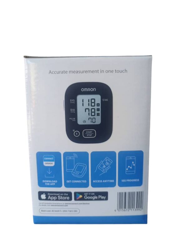 BENEFITS OF OMRON M2 INTELLI IT It has Bluetooth connectivity 5years Warranty 30 Memory capacity Body movement detector irregular heartbeat detector Hypertension detector Clinically validated