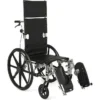 Medline RML Reclining Wheelchair |16" Wide Seat Elevating Leg Rests