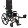 Medline RML Reclining Wheelchair |16" Wide Seat Elevating Leg Rests