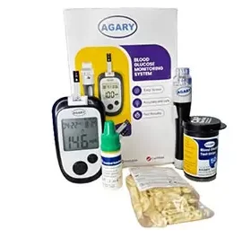 AGARY GLUCOMETER Description Packing Automatic blood glucose monitor