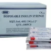 Agary Disposable insulin syringes are designed for a single use and are used to administer insulin injections, a common treatment for diabetes. They are typically made of plastic and feature a thin needle to minimize discomfort during injection. This single-use design helps prevent infection and ensures a sterile environment for each injection.