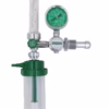 Oxygen regulators are intended for the administration of oxygen to patients that are deemed by a physician to need increased oxygen levels to improve or stabilize their breathing conditions. It is a pressure-reducing device that lowers the pressure of the oxygen from a cylinder to a level that can safely be used.
