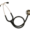 stethoscope is a medical instrument used for auscultation, or listening to internal body sounds, primarily to assess heart, lung, and bowel sounds. It's a crucial diagnostic tool for healthcare professionals, aiding in the detection of abnormalities and monitoring patient health.