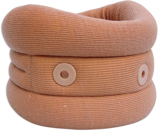 Cervical Collar Soft eyelet for Neck Support |Adjustable Soft Eyelet Cervical Collar | For Neck Support