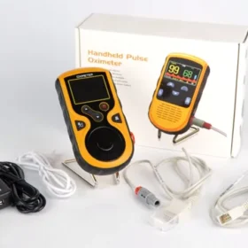 The Prince-100F Handheld Pulse Oximeter is a device used to measure the oxygen saturation level in the blood. It works by shining a light through a fingertip or other body part and analyzing the light that passes through to determine the percentage of oxygen in the red blood cells. Key features and uses: Non-invasive monitoring: It provides a continuous and non-invasive way to monitor oxygen levels. Versatile Application: It can be used in various conditions, including chronic obstructive pulmonary disease and for patients with Takayasu's syndrome. Easy to use: The device is simple to operate, typically clipped to a finger, and readings stabilize over time. Early detection of oxygen issues: It can help identify inadequate oxygenation, prompting further evaluation, especially in infants with respiratory distress syndrome. Additional measurements: Pulse oximetry can also be used to measure systolic arterial blood pressure.