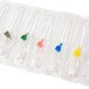 Agary iv cannula uses Uses: Fluid Administration: Delivering fluids (like IV fluids, saline) to rehydrate or balance electrolytes, especially for patients who can't drink or are dehydrated. Medication Delivery: Administering medications directly into the bloodstream for faster absorption and effect. Blood Transfusions: Providing blood products to patients with blood loss or deficiency. Nutritional Support: Delivering nutrients directly into the bloodstream for patients unable to tolerate oral nutrition. Blood Draws: Collecting blood samples for lab tests. Contrast Agent Administration: For imaging procedures like CT scans or MRI.