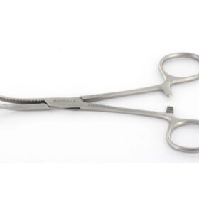 Kocher forceps (also known as a hemostatic forceps or artery forceps)