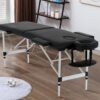 portable massage table adjustable aluminium salon bed carry