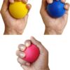 PHYSIOTHERAPY HAND EXERCISE BALL(RED,BLUE 7CM)/POLYURETHANE SOFT BALL/YOGA MASSAGE EXERCISE BALL/HAND THERAPY FINGER GRIP REHABILITATION