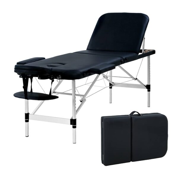 portable massage table adjustable aluminium salon bed carry