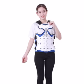 Adjustable thoracolumbar chest waist position fractures with a fixed frame waist support postoperative spinal gear