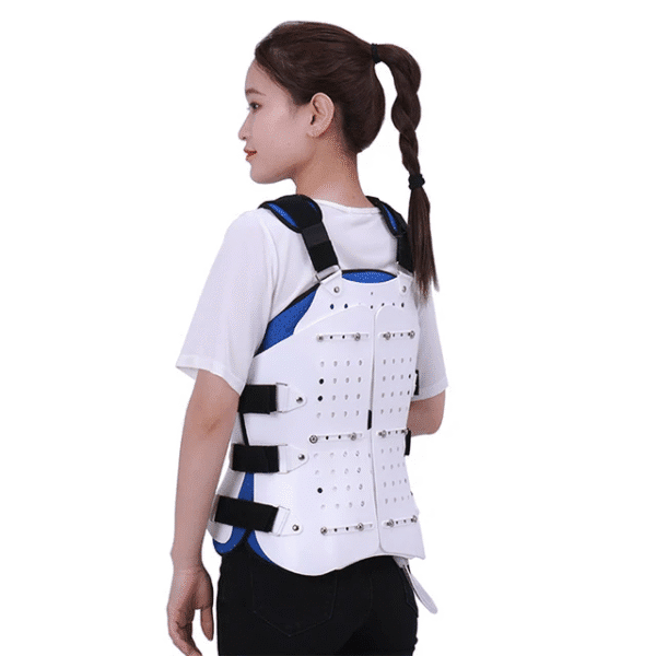 Adjustable thoracolumbar chest waist position fractures with a fixed frame waist support postoperative spinal gear