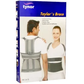 Tynor thoracolumbar braces universal size offer support, immobilization, and pain relief for various spinal conditions. They are designed to maintain a neutral spine position, correct posture, and aid in healing after injuries or surgeries. 