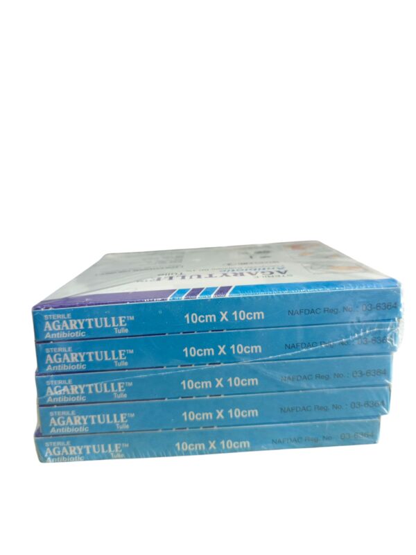 AgaryTulle Antibiotic Tulle |Framycetin vaseline Gauze 5Packs/Roll