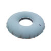 "Inflatable Anti-Decubitus Cushion" or "air ring cushion". Air rings, particularly those designed as anti-decubitus cushions, are primarily used to prevent and manage pressure sores (also known as bedsores or decubitus ulcers). Uses: Pressure Sore Prevention: They distribute pressure evenly across a surface, reducing concentrated pressure on bony prominences, which helps prevent the formation of pressure sores in individuals who are bedridden or sit for extended periods. Pressure Sore Management: They can also be used to alleviate pressure on existing sores, promoting healing and reducing discomfort. Post-operative Recovery: Useful for individuals recovering from surgery, especially those involving the lower body, to minimize pressure on sensitive areas. Pain Relief: Can provide comfort and reduce pain for individuals suffering from conditions that cause discomfort when sitting or lying down, such as hemorrhoids or coccyx pain. Benefits: Pressure Redistribution: Effectively redistributes body weight, reducing the risk of skin breakdown. Improved Comfort: Offers a softer, more supportive surface compared to traditional seating or bedding, enhancing user comfort. Portability: Inflatable designs are often lightweight and portable, making them easy to transport and use in various settings. Hygiene: Many are made of materials that are easy to clean and maintain, contributing to better hygiene.