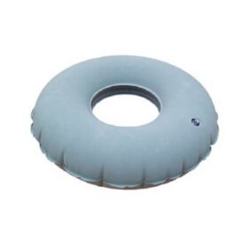 "Inflatable Anti-Decubitus Cushion" or "air ring cushion". Air rings, particularly those designed as anti-decubitus cushions, are primarily used to prevent and manage pressure sores (also known as bedsores or decubitus ulcers). Uses: Pressure Sore Prevention: They distribute pressure evenly across a surface, reducing concentrated pressure on bony prominences, which helps prevent the formation of pressure sores in individuals who are bedridden or sit for extended periods. Pressure Sore Management: They can also be used to alleviate pressure on existing sores, promoting healing and reducing discomfort. Post-operative Recovery: Useful for individuals recovering from surgery, especially those involving the lower body, to minimize pressure on sensitive areas. Pain Relief: Can provide comfort and reduce pain for individuals suffering from conditions that cause discomfort when sitting or lying down, such as hemorrhoids or coccyx pain. Benefits: Pressure Redistribution: Effectively redistributes body weight, reducing the risk of skin breakdown. Improved Comfort: Offers a softer, more supportive surface compared to traditional seating or bedding, enhancing user comfort. Portability: Inflatable designs are often lightweight and portable, making them easy to transport and use in various settings. Hygiene: Many are made of materials that are easy to clean and maintain, contributing to better hygiene.
